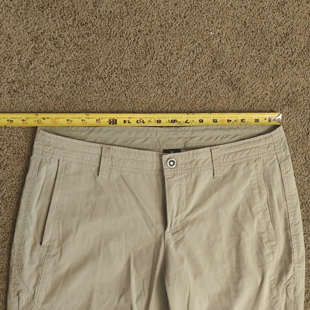 Kuhl Pants Womens 12 REG Beige 6279 Hiking Convertible Outdoor Spire Rollup - Picture 15 of 16